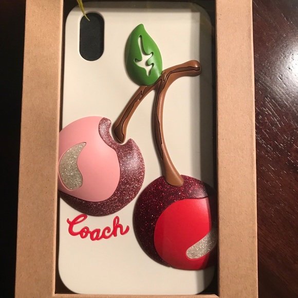 COACH Cherry 🍒 iPhone XR Phone Case - Picture 2 of 5